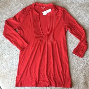 NWT Loft red shirt. Sz xs